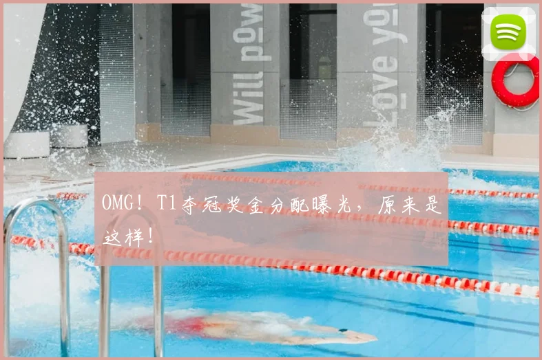 OMG!T1夺冠奖金分配曝光,原来是这样!