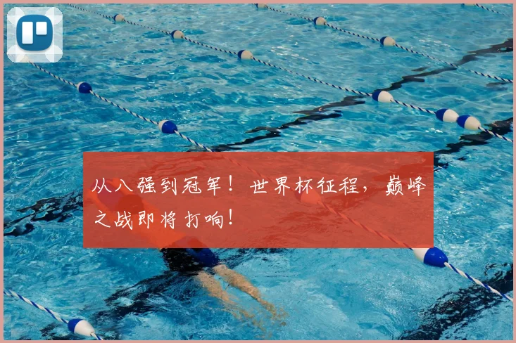 从八强到冠军!世界杯征程,巅峰之战即将打响!